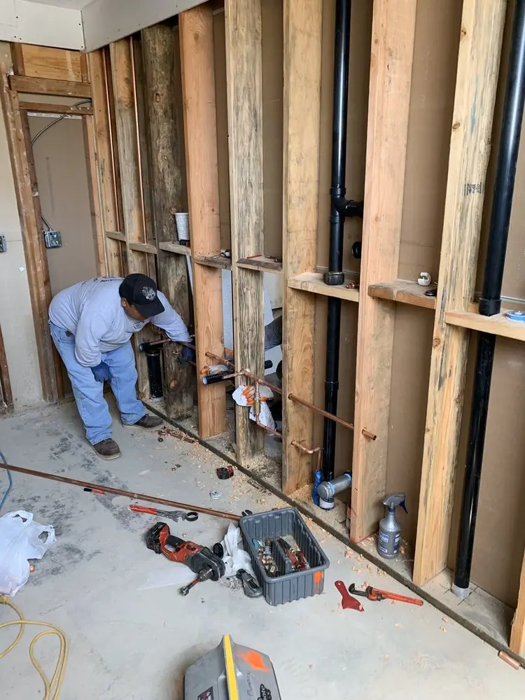 Commercial rough-in plumbing for Water Heater Replacement in Cliffwood Beach